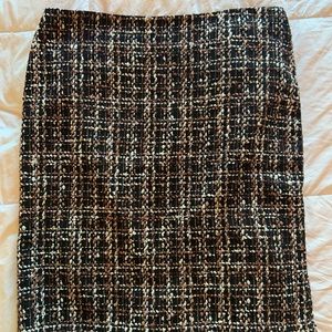 Talbots tweed pencil skirt. NWT.
